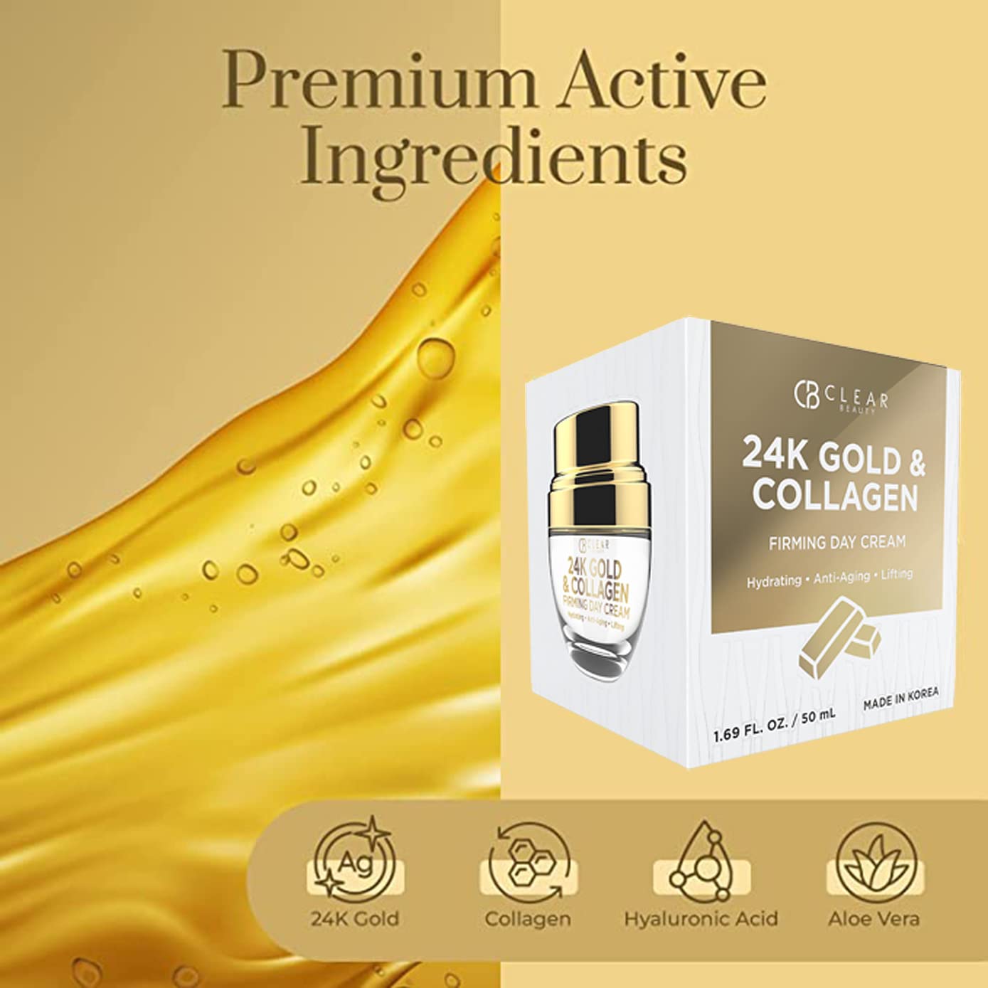 24K Gold & Collagen Daily Face Moisturizer 3 24K Gold & Collagen Daily Face Moisturizer – Image 3