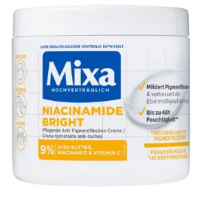 Accueil 7 Offrez à votre peau éclat, douceur et uniformité avec la crème Mixa Niacinamide Bright