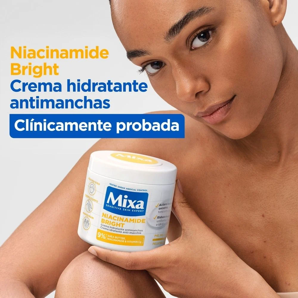 Mixa Niacinamide Bright – Crème Anti-Taches à la Niacinamide & Vitamine C (Peaux Sèches) 2 Mixa Niacinamide Bright – Crème Anti-Taches à la Niacinamide & Vitamine C (Peaux Sèches) – Image 2