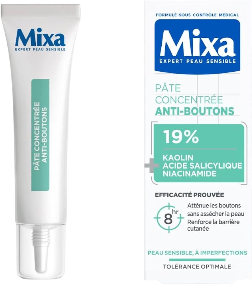 Mixa Expert Peau Sensible – Pâte Concentrée Anti-Boutons (15ml) 1 Mixa Expert Peau Sensible – Pâte Concentrée Anti-Boutons (15ml)