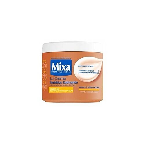 Mixa - La Crème Nutritive Satinante (Visage, Corps, Mains) 400ml 1 Mixa - La Crème Nutritive Satinante (Visage, Corps, Mains) 400ml